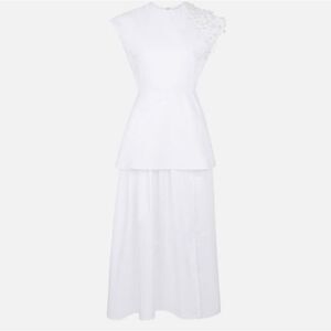 Christopher kane pearl Cotton poplin dress.